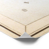 Astrologische tekening van Taurus Poster (Hoek)