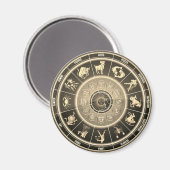 astrologische wielmagneet magneet (Voorkant / Achterkant)
