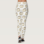 Astrologische Zodiac-signalen Sun Sign Cancer Gold Leggings (Achterkant)