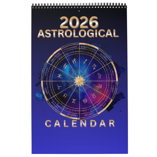 Astrology 2026 wall Calendar Kalender (Hoes)