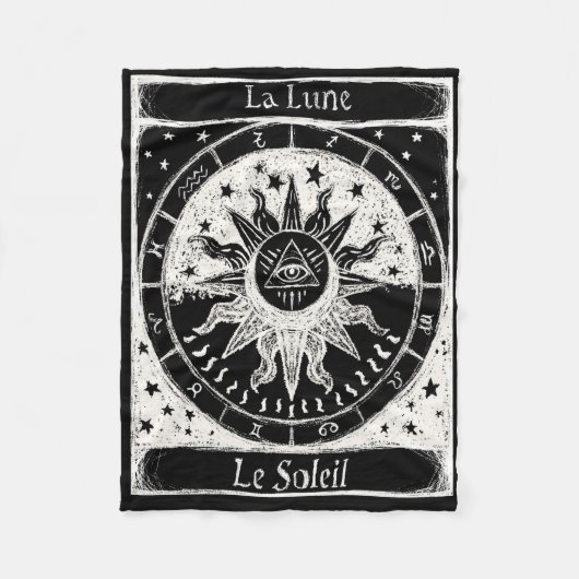 Astrology Blanket Fleece Deken (Voorkant)
