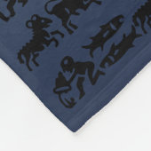Astrology Blankets Horoscope-klokken - Aanpassen Fleece Deken (Hoek)
