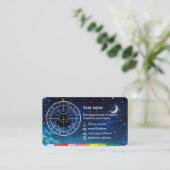 Astrology Business card Visitekaartje (Staand voorkant)