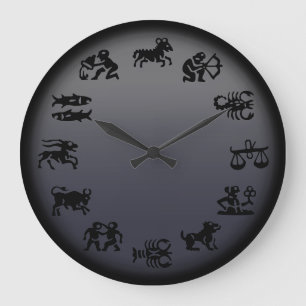 Astrology Clock Horoscope Clocks - Customize Grote Klok