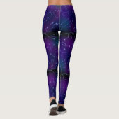 Astrology Constellation Stars Space Pattern Leggings (Achterkant)