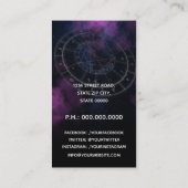Astrology Consultant Astrologer Visitekaartje (Achterkant)