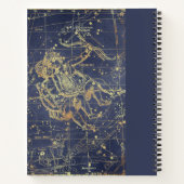 Astrology Gemini Horoscope Sketchbook with Name Notitieboek (Achterkant)