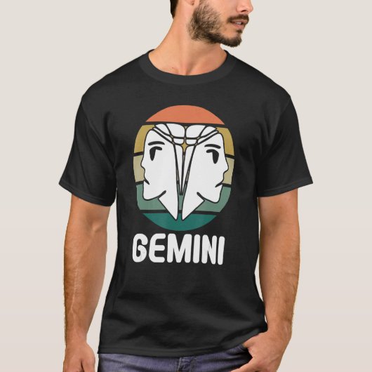 Astrology Gemini T-shirt (Voorkant)