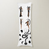 Astrology Girl Lichaamskussen (Voorkant Verticaal)