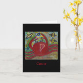 Astrology Horoscope Cancer Kaart (Gele Bloem)