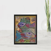 Astrology Horoscope Pisces Kaart (Voorkant)