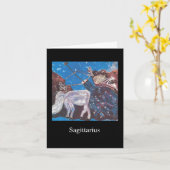 Astrology Horoscope Sagittarius Kaart (Gele Bloem)