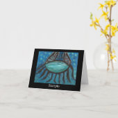 Astrology Horoscope Scorpio Kaart (Gele Bloem)