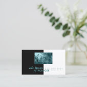 Astrology Metaphysical Blue Cosmos Galaxkaart Visitekaartje (Staand voorkant)