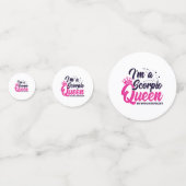 Astrology Oktober November Birthday Scorpio Queen Confetti (Voorkanten)