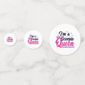 Astrology Oktober November Birthday Scorpio Queen Confetti (Achterkanten)