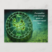 Astrology Pisces Horoscope Personalize Message Aankondigingskaart (Voorkant)