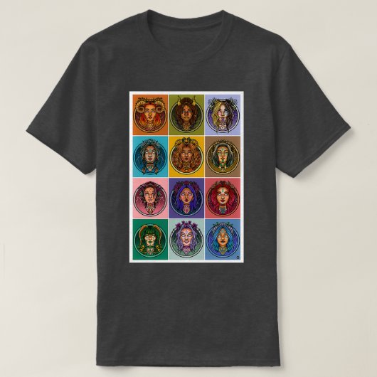 Astrology Queens v T-shirt (Design voorkant)