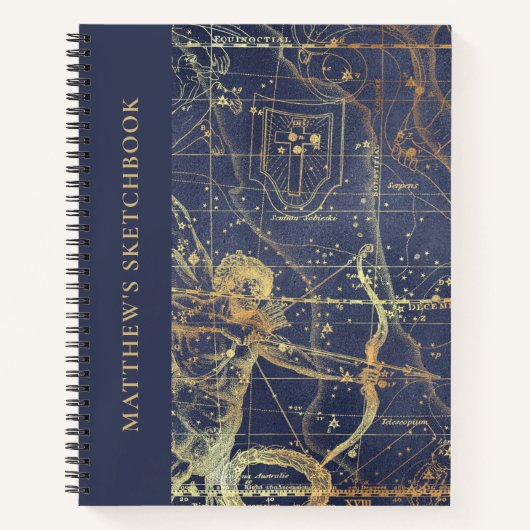 Astrology Sagittarius Horoscope Sketchbook Notitieboek (Voorkant)