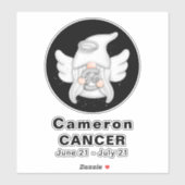 Astrology Sign Angel 8" VinylSticker Sticker (Vel)