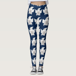 Astrology Sign Angel Leggings Gnome Cancer