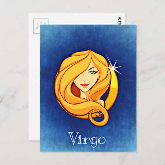 Astrology Sign Virgo Briefkaart (Voorkant / Achterkant)