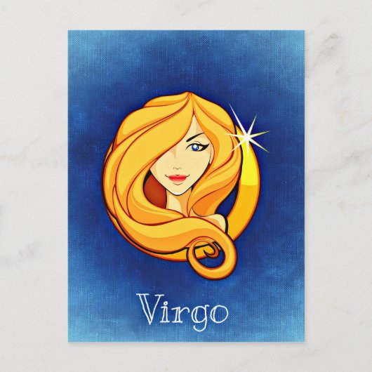 Astrology Sign Virgo Briefkaart (Voorkant)
