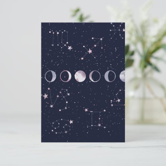 Astrology Sky Bedankkaart (Staand voorkant)