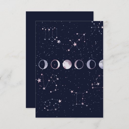 Astrology Sky Bedankkaart (Voorkant / Achterkant)