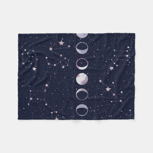 Astrology Sky Fleece Deken (Voorkant (Horizontaal))