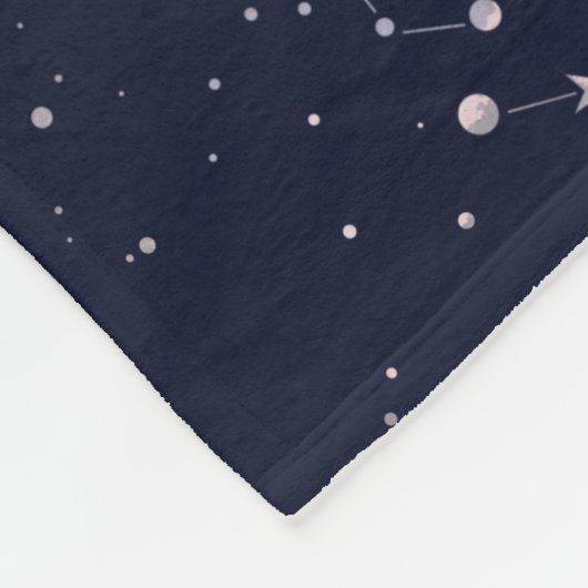 Astrology Sky Fleece Deken (Hoek)