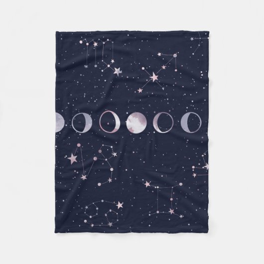 Astrology Sky Fleece Deken (Voorkant)