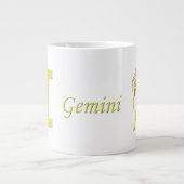 Astrology Star Sign Gemini the Twins Zodiac Grote Koffiekop (Voorkant)