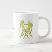 Astrology Star Sign Gemini the Twins Zodiac Grote Koffiekop (Rechts)
