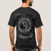 Astrology Sun en Moon door Albrecht Durer T-shirt (Achterkant)
