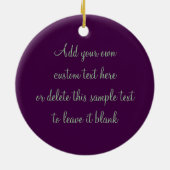 Astrology Sun en Moon Personalized Keramisch Ornament (Achterkant)