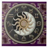 Astrology Sun en Moon Tegeltje (Voorkant)