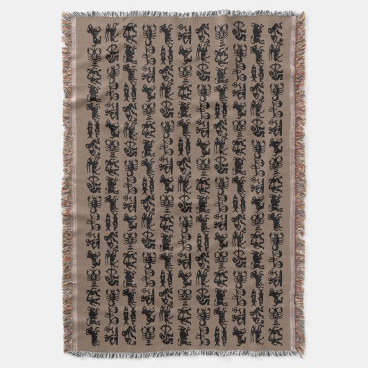 Astrology Throw Blankets Horoscope Gifts Customize Deken (Voorkant Verticaal)