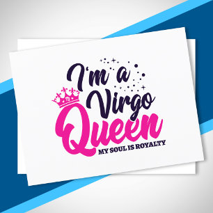 Astrology Zodiac August & September Birthday Virgo Briefkaart