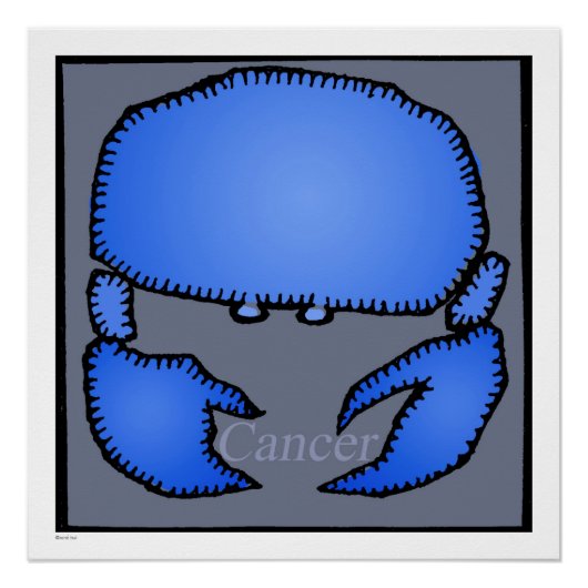 Astrology Zodiac Cancer Sign 20x20P Poster (Voorkant)