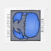 Astrology Zodiac Cancer Sign Birthday name B Fleece Deken (Voorkant (Horizontaal))