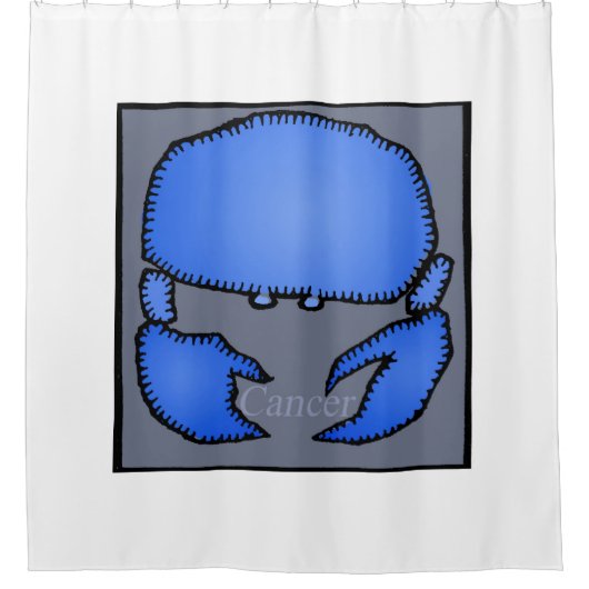 Astrology Zodiac Cancer Sign Birthday Shower C Douchegordijn (Voorkant)