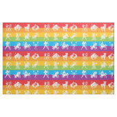 Astrology Zodiac Rainbow Print Pattern Fabric Stof (Fat Quarter)