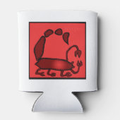 Astrology Zodiac Scorpio Sign Birthday Koelbox Blikjeskoeler (Achterkant)