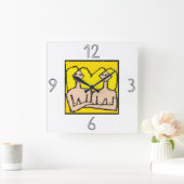 Astrology Zodiac Sign Gemini Wall klok (Huis)