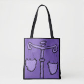 Astrology Zodiac Sign Libra Birthday AOTB1 Tote Bag (Voorkant)