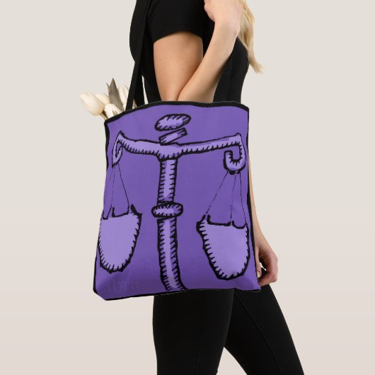 Astrology Zodiac Sign Libra Birthday AOTB1 Tote Bag (Dichtbij)