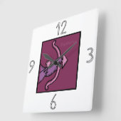 Astrology Zodiac Sign Sagittarius Wall Clock Vierkante Klok (Hoek)
