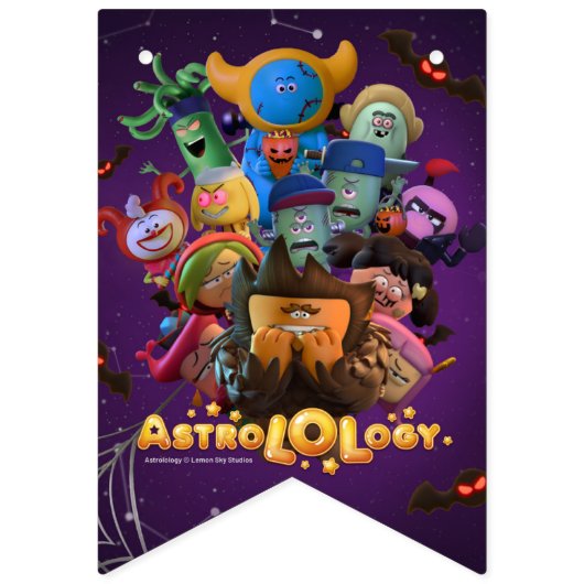 AstroLOLogy Halloween Bunting Banner (Eerste vlag)