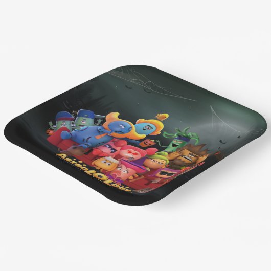 AstroLOLogy Halloween Square Paper Bord (Gebogen)